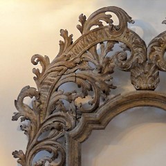 Monumental carved Italian frame