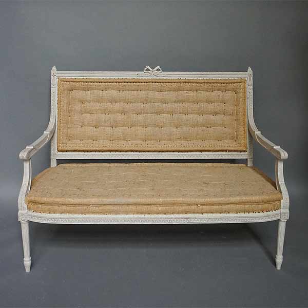 Gustavian style settee